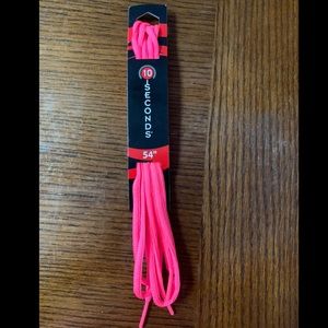 New in Packaging 10 Seconds Hot Pink Shoelaces. 54”
